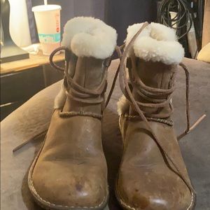 UGG lace up boots